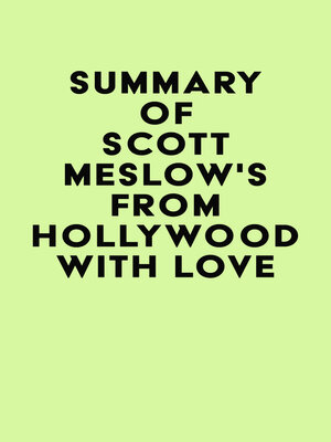 cover image of Summary of Scott Meslow's From Hollywood with Love